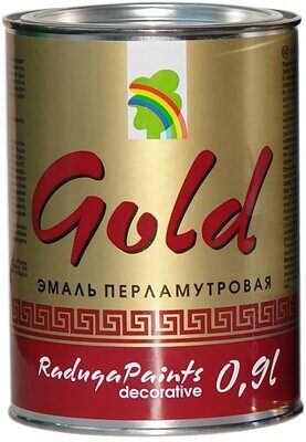 РАДУГА GOLD Эмаль ВД-АК 117 декоративная 0,25 л