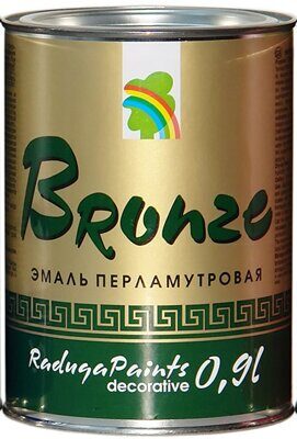 РАДУГА BRONZE Эмаль ВД-АК 117 декоративная 0,25 л